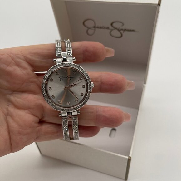 Michael Kors Silver Studded Watch - Picture 3 of 4